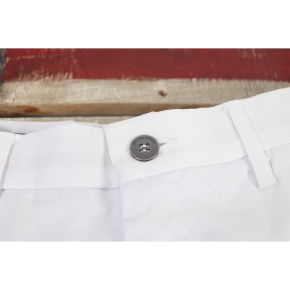 Noah Galvin Green Mens Golf Pants White 30x30 Breathable Performance - Picture 9 of 11